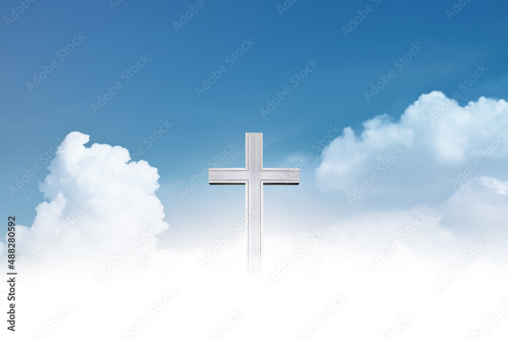 십자가와 하늘