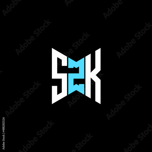 SZK letter logo creative design. SZK unique design photo