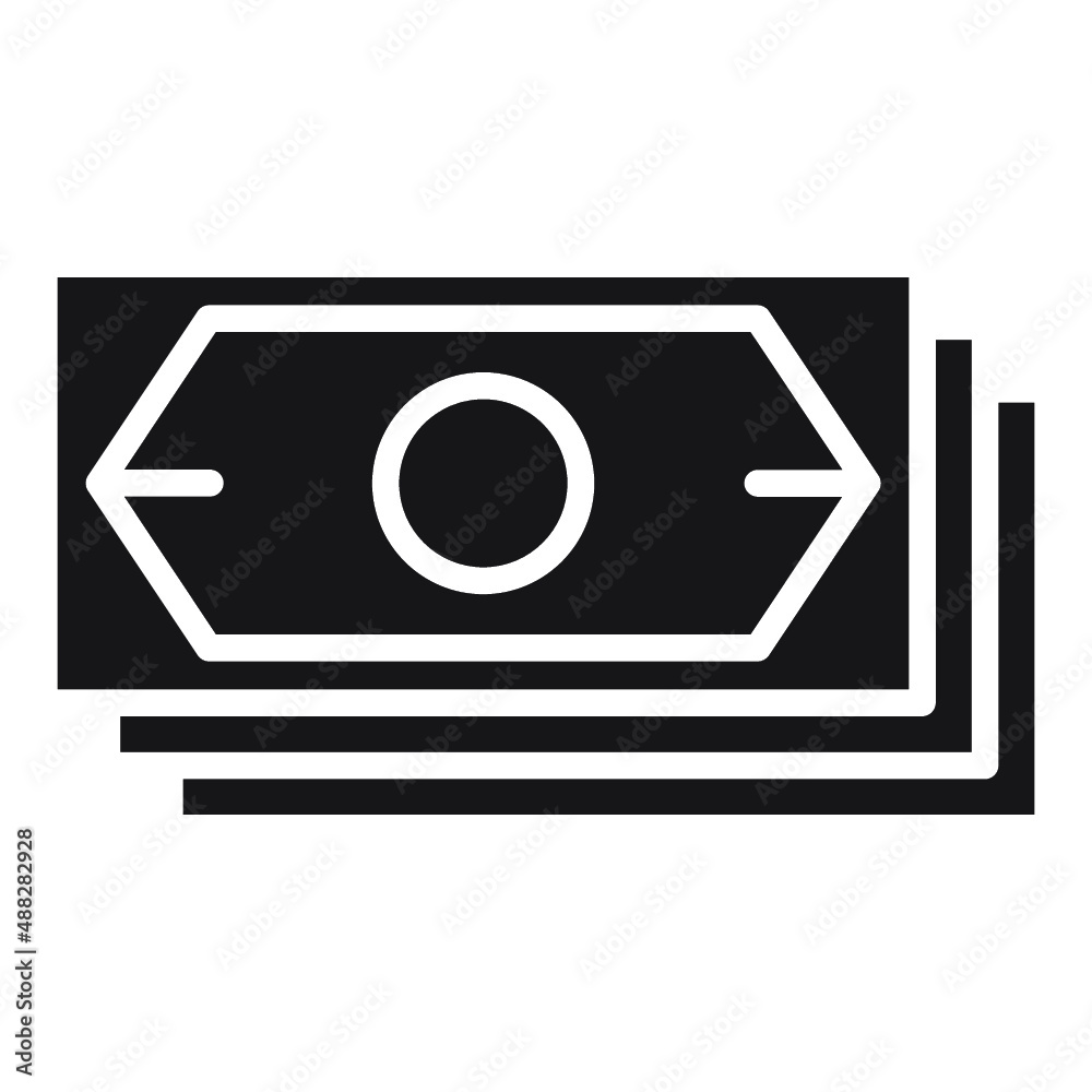 Illustration of Multiple money design icon Illustration of Multiple money design icon