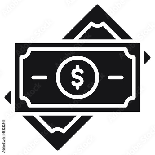 Illustration of Multiple money design icon