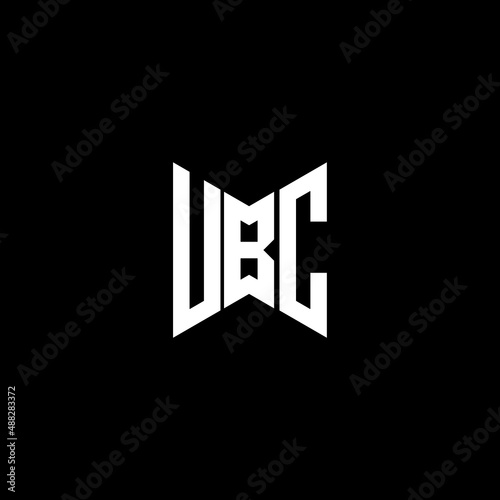 UBC letter logo creative design. UBC unique design photo