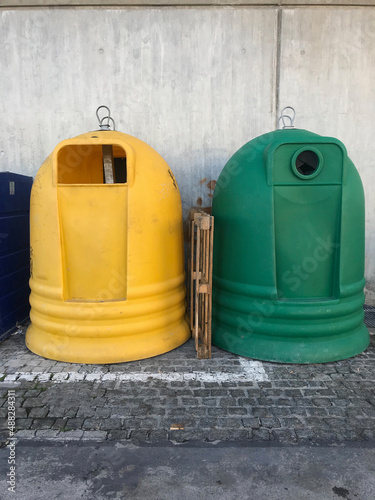 Industrial size recycling bins