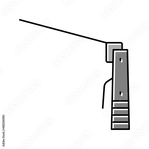 plasma welding color icon vector illustration