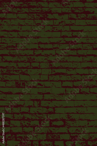 brick building wall. Interior of a modern loft. Background for design.
