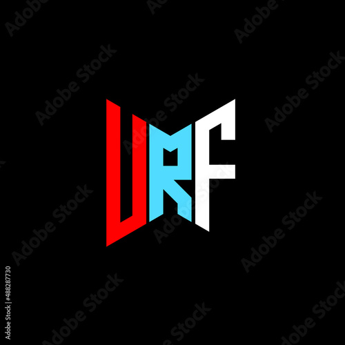 URF letter logo creative design. URF unique design photo