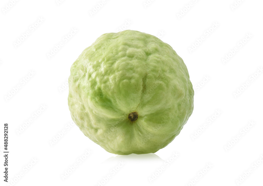 Guavas isolated on white background Guavas isolated on white background