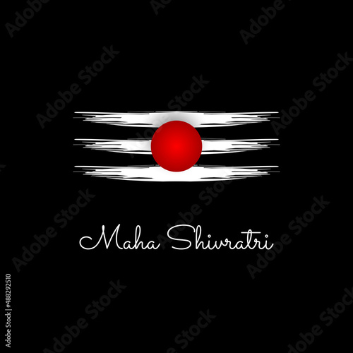 Greeting card for Hindu festival Maha Shivratri