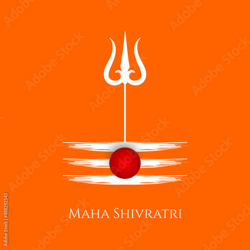 Happy Maha Shivratri festival card
