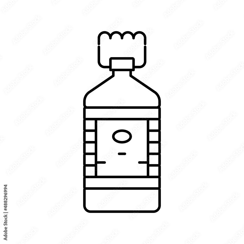 water bottle line icon vector illustration water bottle line icon vector illustration