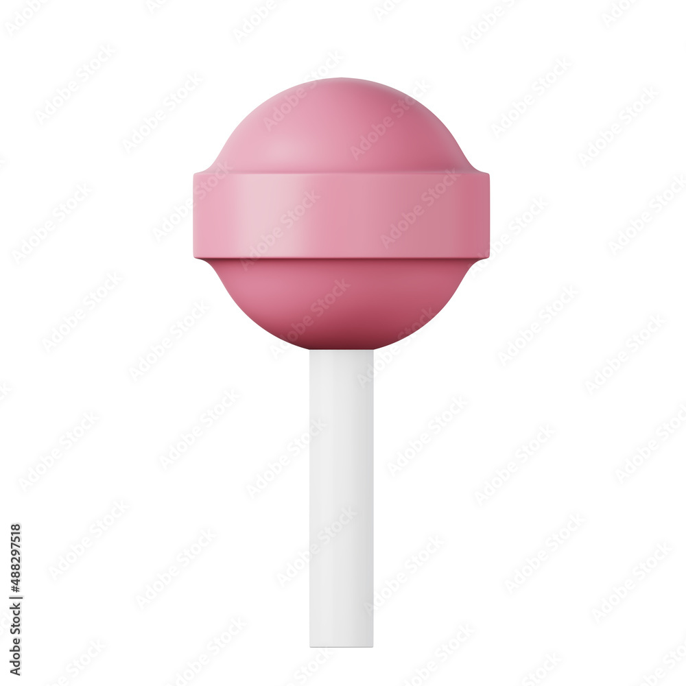 Lollipop high quality 3d render illustration. Lollipop high quality 3d render illustration.