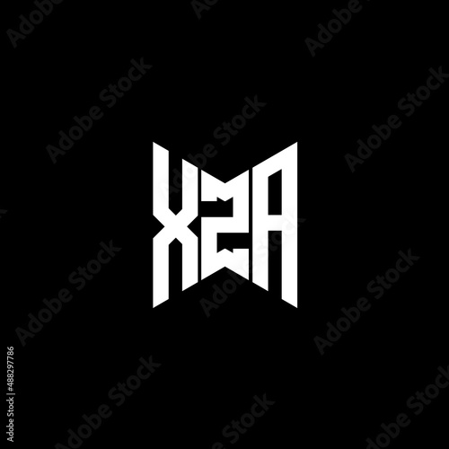 XZA letter logo creative design. XZA unique design photo