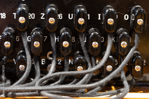 World War 2 German 'Enigma' machine was used for encrypting and decrypting messages photo