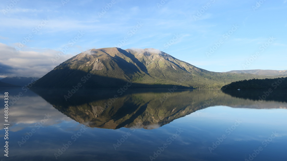 Lake Rotaroa New Zealand Reflection 02