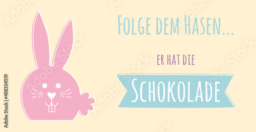 ostern lustig, humorvolle postkarte, banner, hintergrund mit spruch und text
