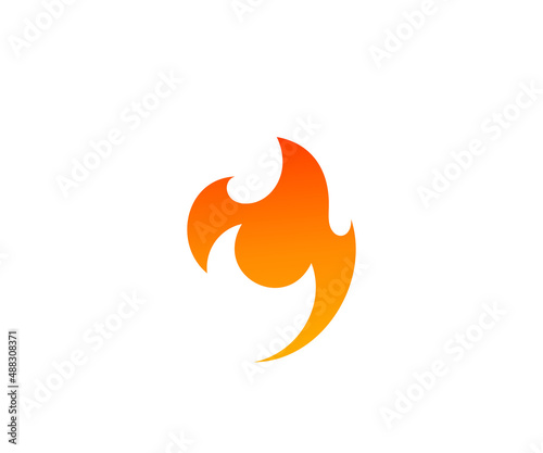 illustration of a burning fire
