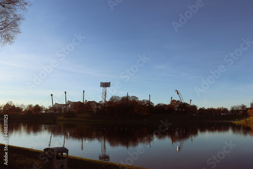 Olympia stadium and River