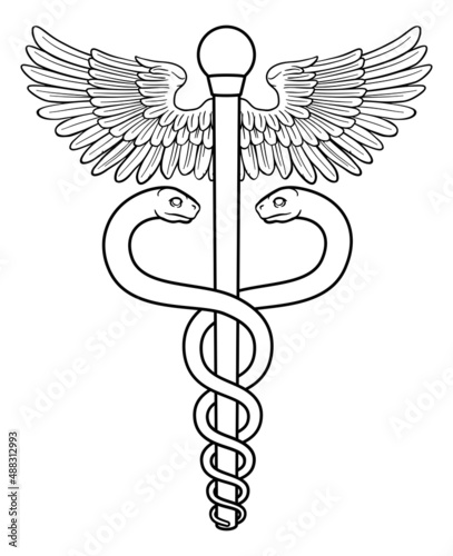 Caduceus Medical Doctor Symbol