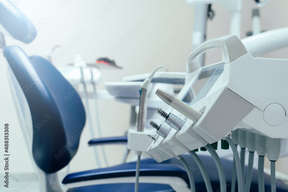 Dental drills in the dentist's office Dental drills in the dentist's office