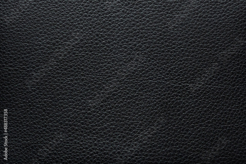 Luxury vintage black leather texture surface background