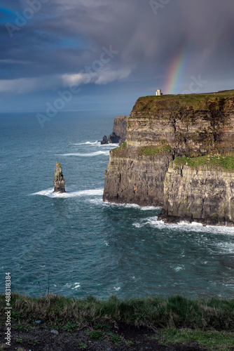 Schilderij op canvas View on stunning nature scenery of Cliff of Moher, Ireland