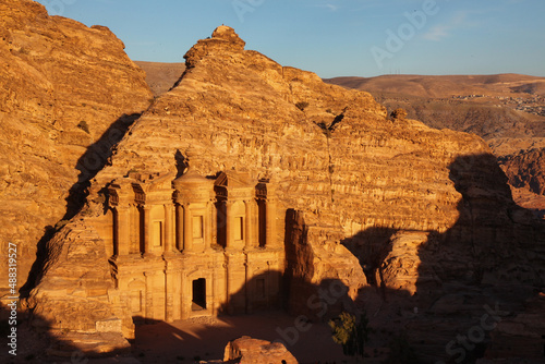 The Monastery, Petra's largest monument, located in Jordan