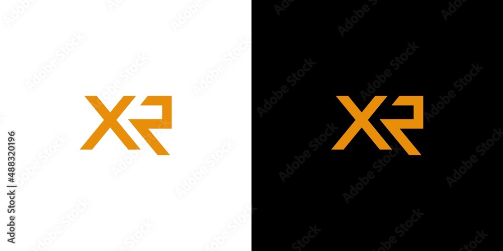 Modern and sophisticated XR letter initial logo design Modern and sophisticated XR letter initial logo design