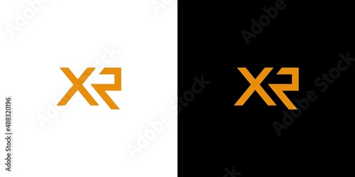 Modern and sophisticated XR letter initial logo design