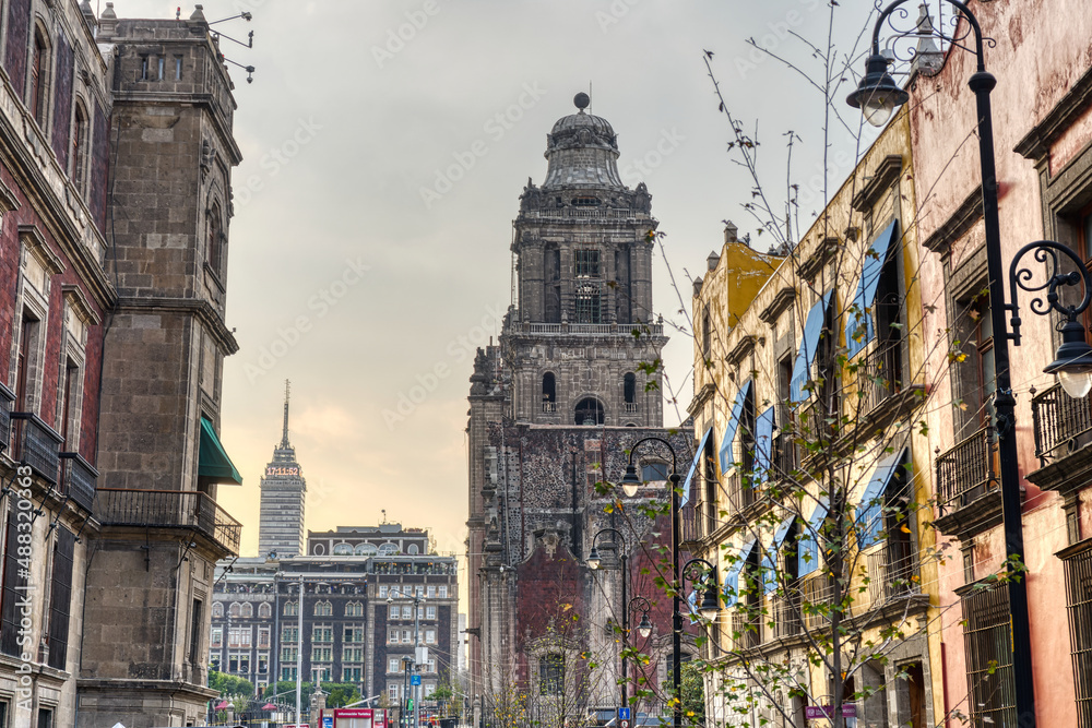 Mexico City historical center, HDR Image