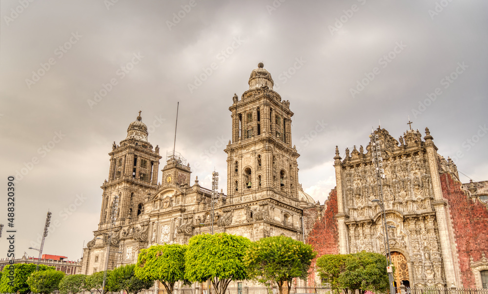 Mexico City historical center, HDR Image