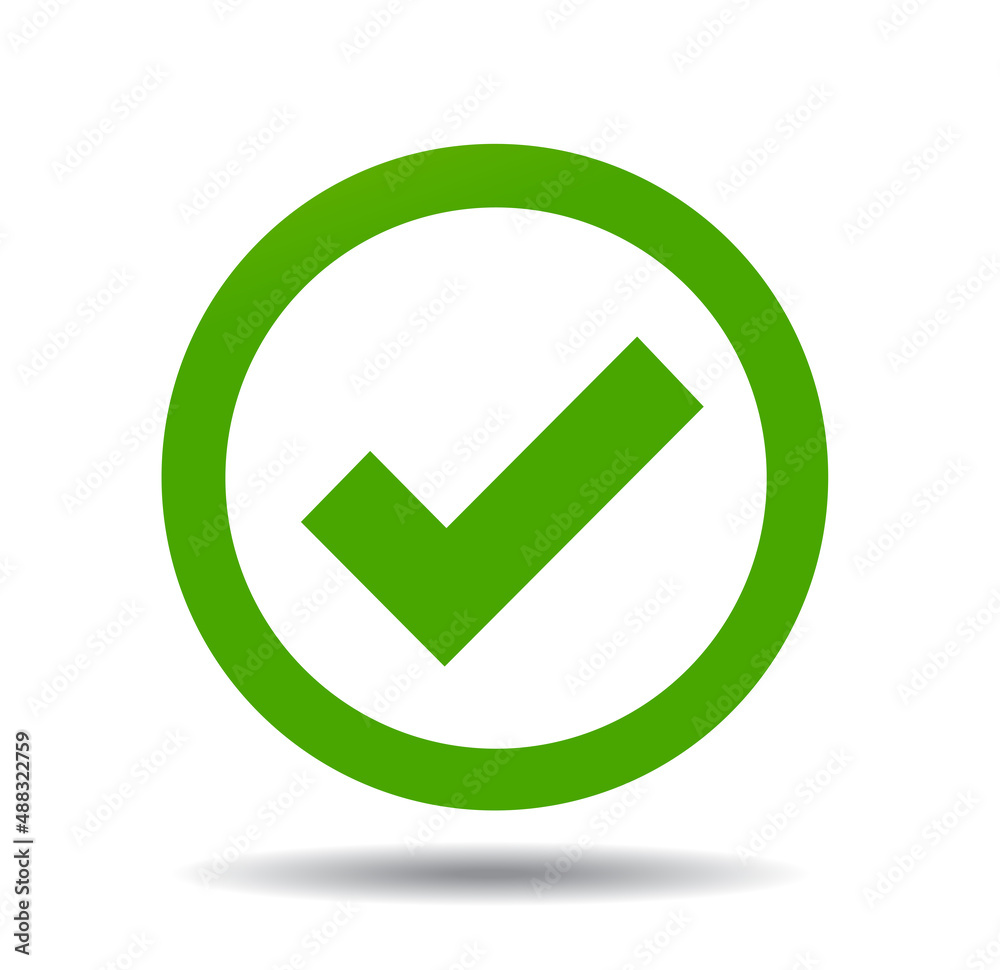 Green check mark symbol Green check mark symbol