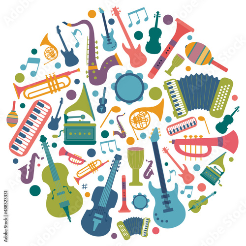 Instruments de musique - Illustrations