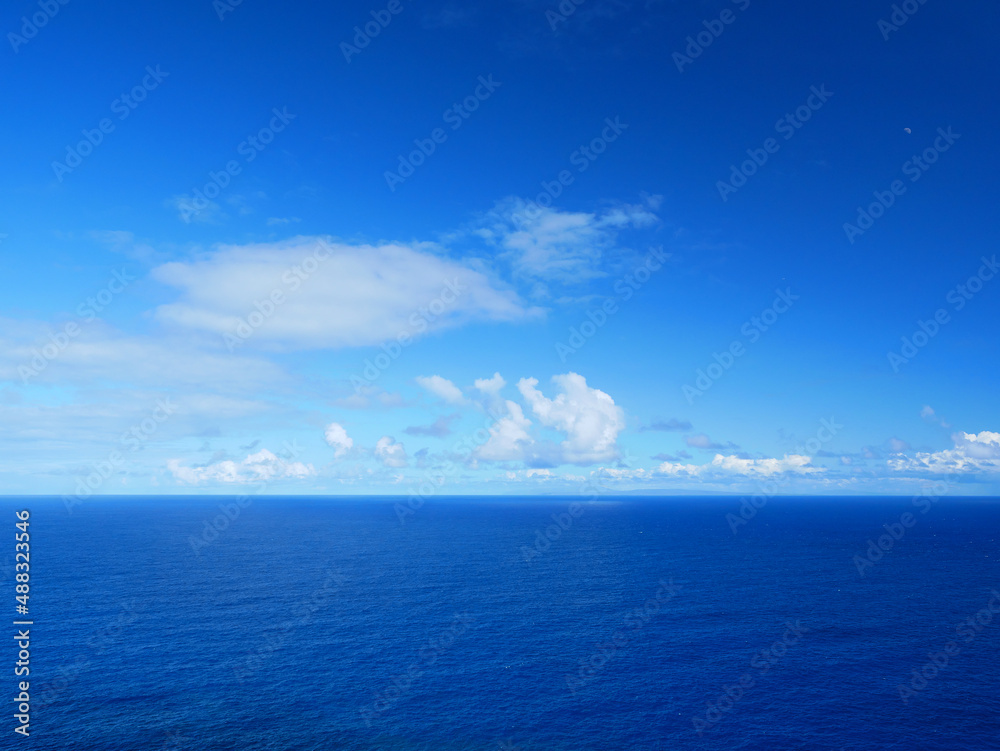 ハワイ、オアフ島、マカプートレイルからの海の景色