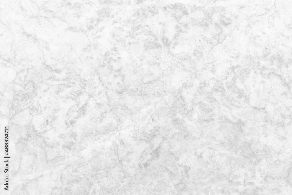 White marble texture with natural pattern for background or design artwork.