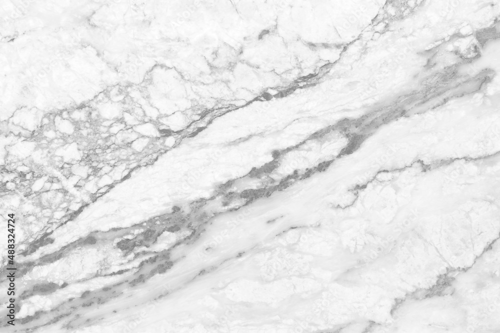 Obraz premium White marble texture with natural pattern for background or design artwork.