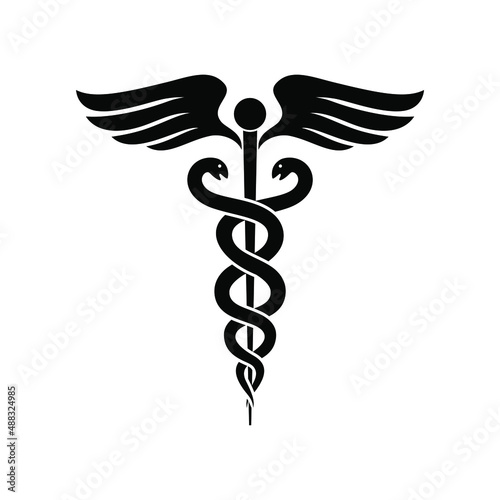 caduceus medical icon