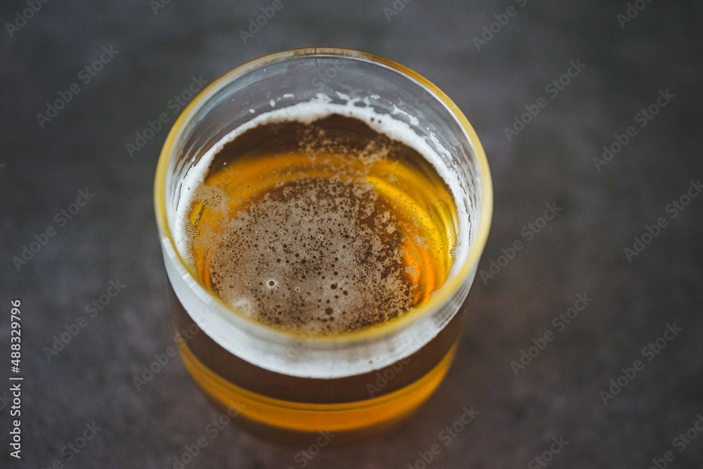 Cold beer in a glass Cold beer in a glass