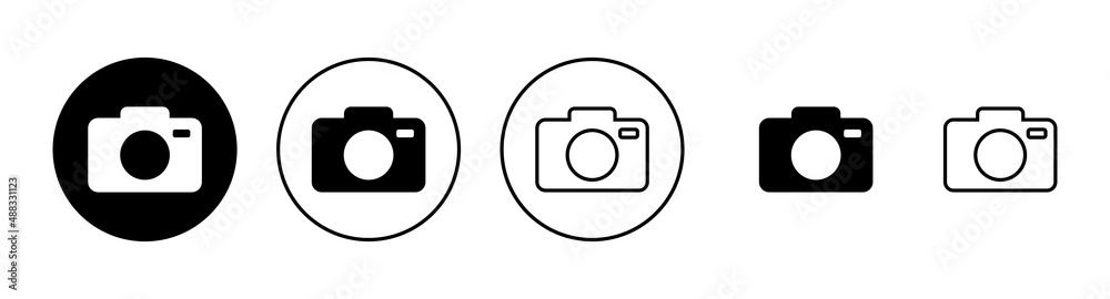Camera icons set. photo camera sign and symbol. photography icon. Camera icons set. photo camera sign and symbol. photography icon.