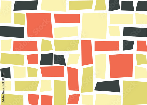 Offset Quads generative art background art illustration