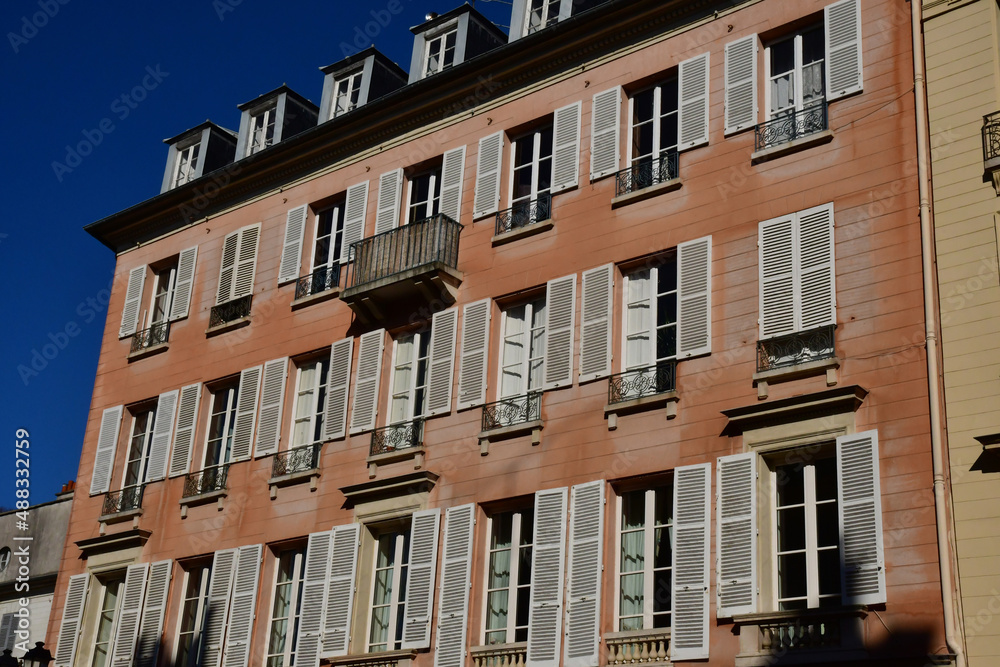 Versailles; France - february 2 2021 : city centre