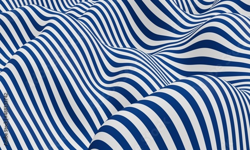 Realistic optical illusion background design