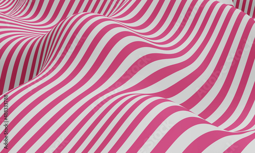 Realistic optical illusion background design