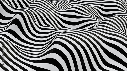 Realistic optical illusion background design