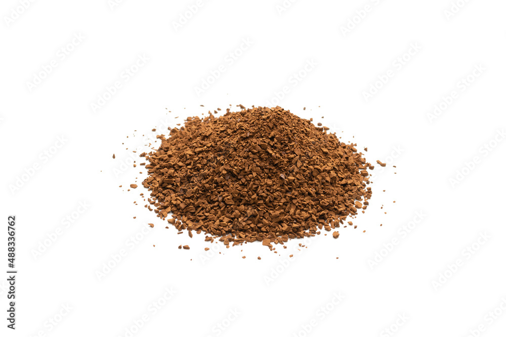 Instant coffee isolated on white background. Instant coffee isolated on white background.