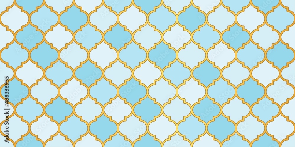 Moroccan Seamless Pattern. Blue Turkish Mosque Window Shape. Arabic Mosaic Background. Eid Mubarak Muslim Ornament. Ramadan Kareem Islamic Illustration Moroccan Seamless Pattern. Blue Turkish Mosque Window Shape. Arabic Mosaic Background. Eid Mubarak Muslim Ornament. Ramadan Kareem Islamic Illustration