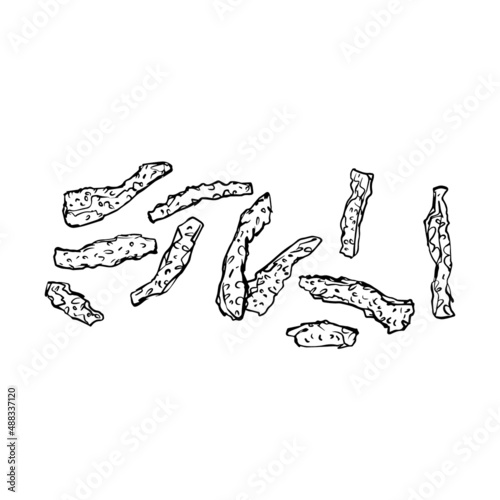 Soy texturate. Artificial meat