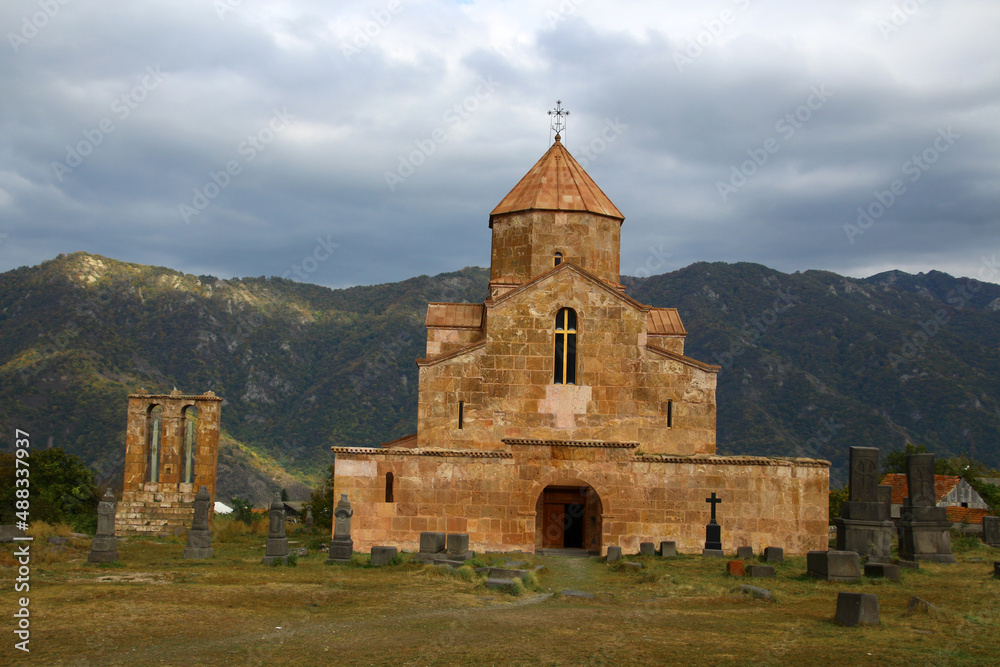 Odsun Cathedral is an Armenian Apostolic Church in the village of Odsun in the Lori province. It was built in the 7th century