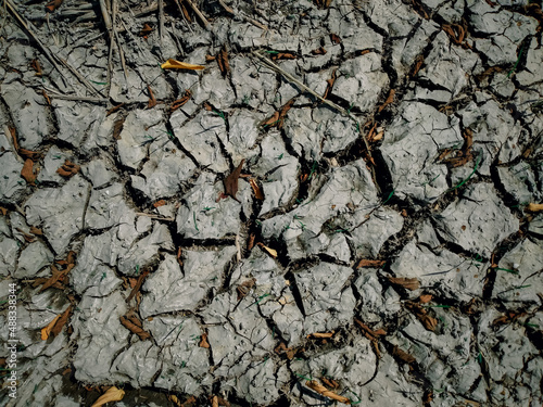 Dry land background. Climate change concept. 