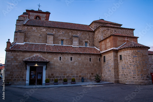 Iglesia San Miguel Arcángel en Navahermosa, Toledo, Castilla la Mancha, España