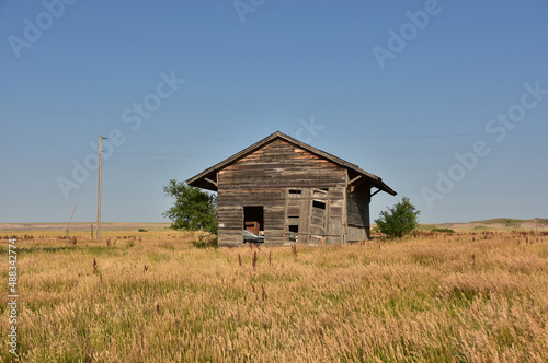 Worn Weathered Structures in a Ghost Town