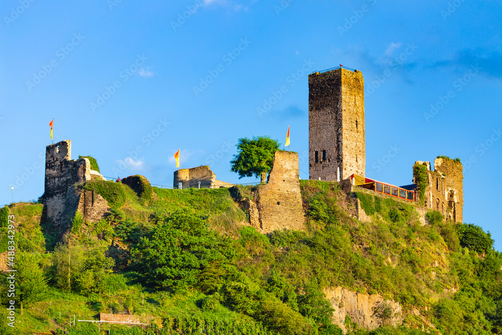 Castle Ruin Metternich, Beilstein, Germany Castle Ruin Metternich, Beilstein, Germany